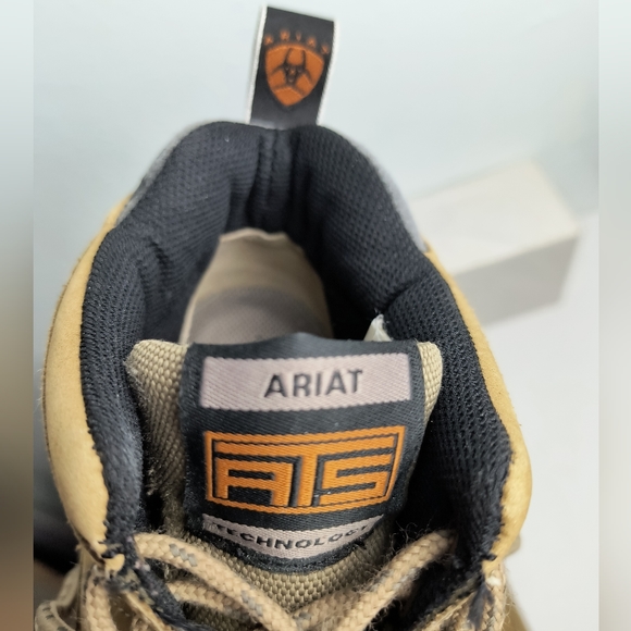 Ariat Terrain Boots 8B Hiking Riding Taupe  Outdoor Lace Up - Picture 6 of 14